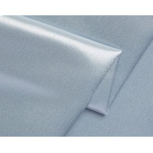 Textured Satin Linen Fabric Dresses Linings Custom Colored 150CM Silver Satin