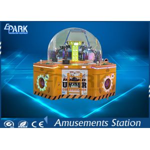 China Construction Theme Game Machine For Kids / Crane Claw Machine 4 Player on sale