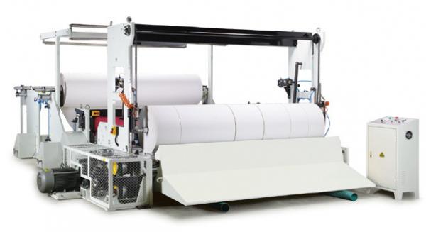 Quality PLC Controlled Tissue Paper Making Machine / Jumbo Paper Roll Rewinding Machine wholesale