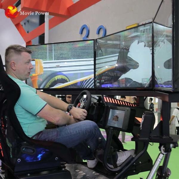 Car Driving Experience 6 Dof Racing Car Electronic Driving Simulator For
