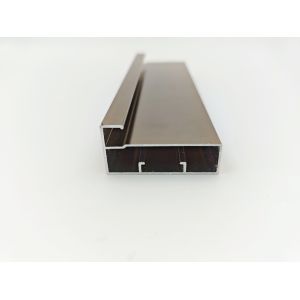 6063 T5 Aluminum Frame Extrusion Profiles , Waterproof Champagne Aluminium