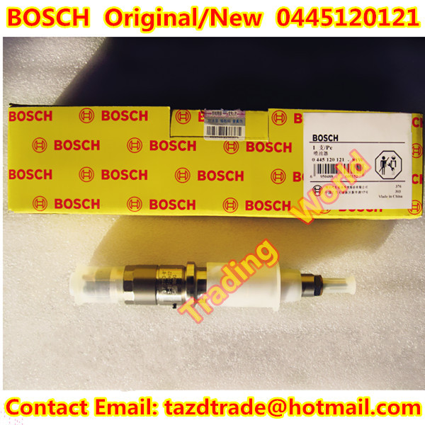 Quality BOSCH Original and New Injector 0445120121 / 4940640 for Cummins ISLE engine wholesale