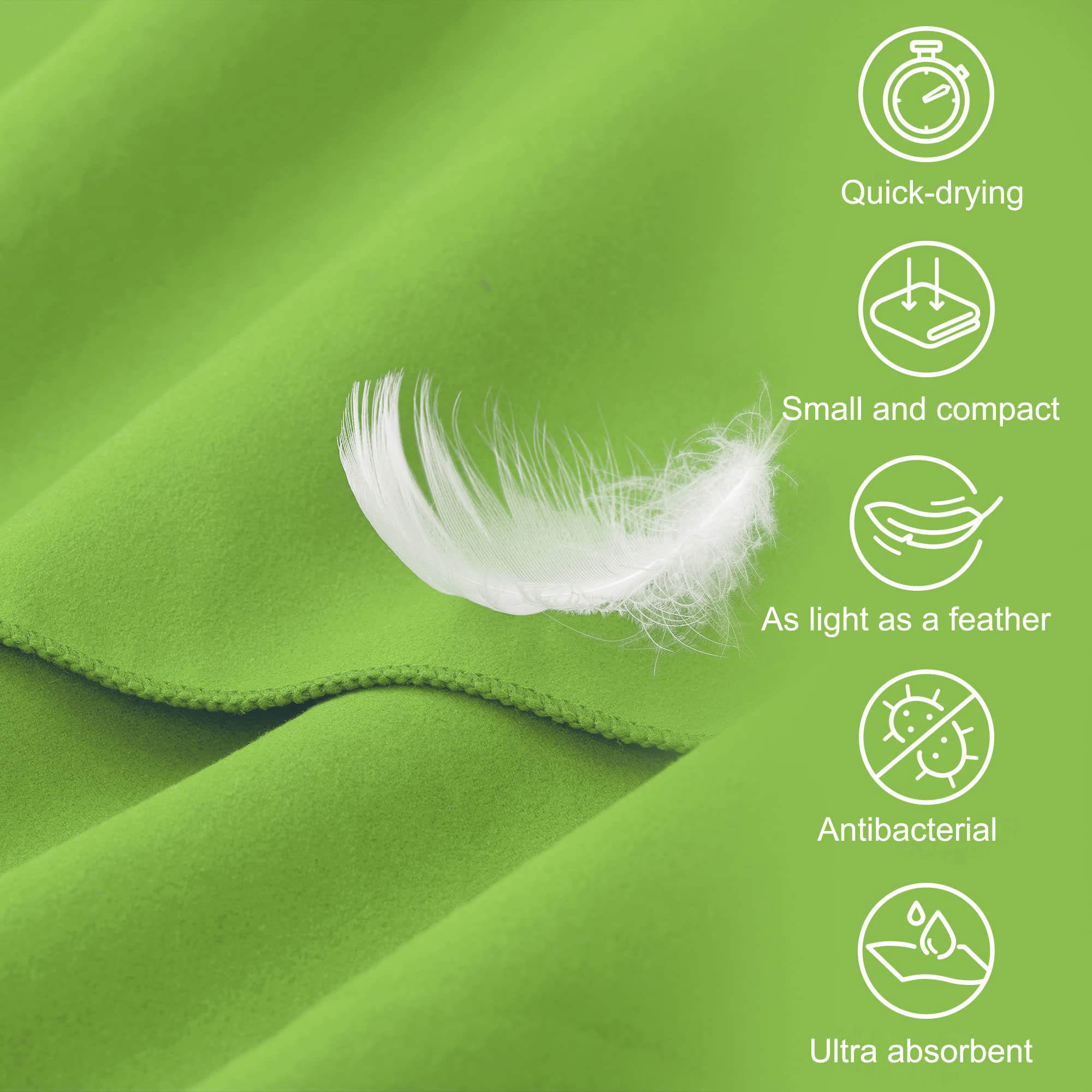 2025 New Custom Printed Logo Microfiber Workout Towel Absorbent Sweat Quick Dry