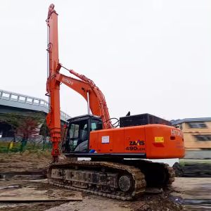 Three Section Excavator Telescopic Boom Arm For Heavy Machinery Deep Excavation