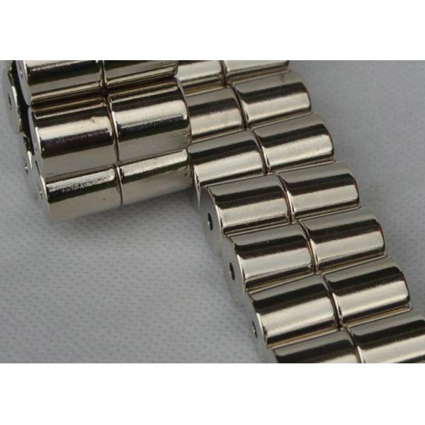 Rare Earth Round Cylinder N38 N45 Neodymium Ring Magnets With Holes Multipurpose