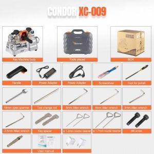 Xhorse Condor XC-009 XC009 XC 009 Key Cutting Machine for Single-Sided and