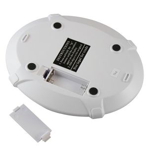 White Color Home Electronic Scale With 2 AAA Batteries Power Supply
