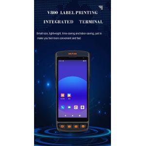 6000mAh Printer PDA Hand Held Printer 4G LTE Mobile Computer Rugged PDA Terminal