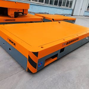 Automatic Charging Coil Transfer Cart 30 Tons Maintenance Free Battery