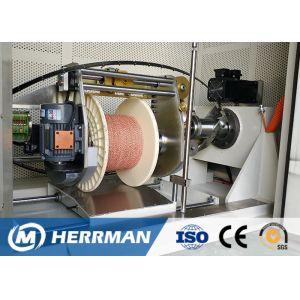 Quadruple Pitch Wire And Cable Twisting Machine Zero Tension Flyer Pay off