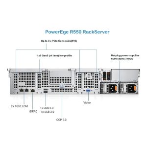2u Rack Model Poweredge R550 15G 2U Server Case / Dell Poweredge Server Dual