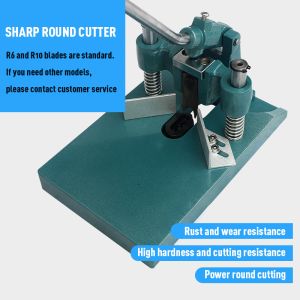 Other PLC ZEQUAN Manual Corner Cutting Machine Paper Corner Rounder Cutter