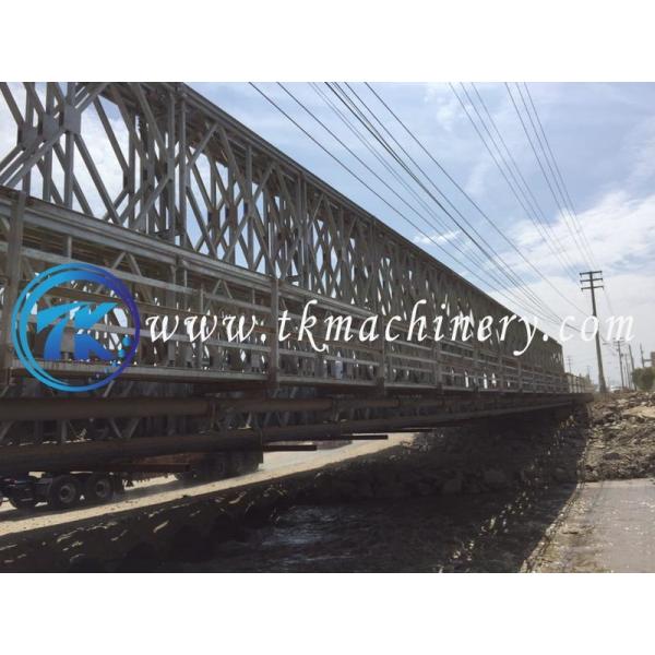 Steel Bailey Bridge Double Lane 7.35m Compact 200 Similar Acrow Bridge Zb200