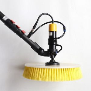 5.5-Meter Length Pole Brush-Less Motor Driven Single-Head Brush for Solar Panel