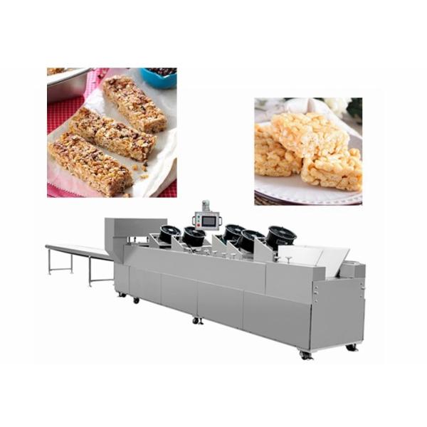 Quality Chocolate Rice Candy Cereal And Nut Bar Making Machine Capacity 200-300kg/h wholesale