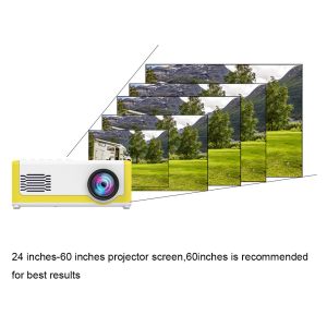 30000H Lamp 240X320P TFT LCD Mini Projector FCC BIS For Kids Gift