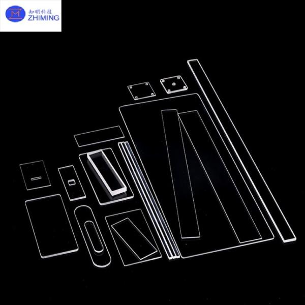 Quartz Glass Optical-Grade Windows Custom Fused Silica Plates SiO₂ Crystal JGS1