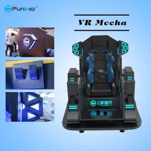 Joystick Control Real Mecha Feeling 9D Virtual Reality Simulator In Game Park