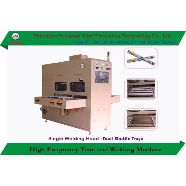 High Frequency Tear-Seal Welding Machine with Shuttle Tray for Sun Visor and
