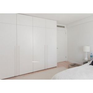 20MM Bedroom Design With Walk In Closet 4 Door Wardrobe With Drawers SGS