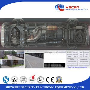 Stainless steel Under Vehicle Surveillance System inspecting undercarriage of