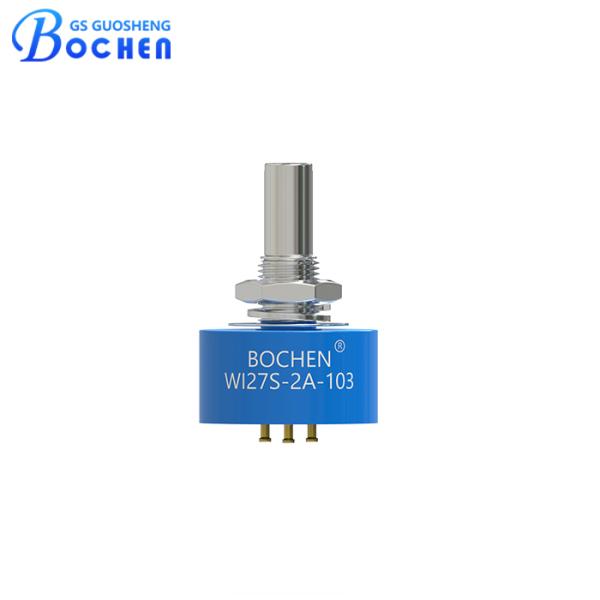 Quality Bochen WI27-1A 10k Ohm Single Turn Precision Potentiometer with 340°±3° Mechanical Stop and 7/8" Conductive Plastic Element wholesale