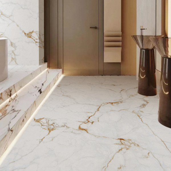 Quality 1200*2800mm Smooth Glazed Porcelain Tile With Water Absorption Of 0.05% Moisture Resistant wholesale