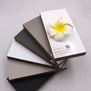 Double Side Gloss Melamine Board , Laminated Mdf Medium Density Fiberboard