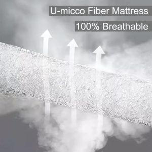 Medium Soft Breathable Mattress with Air Fiber Foam Comfort Layer