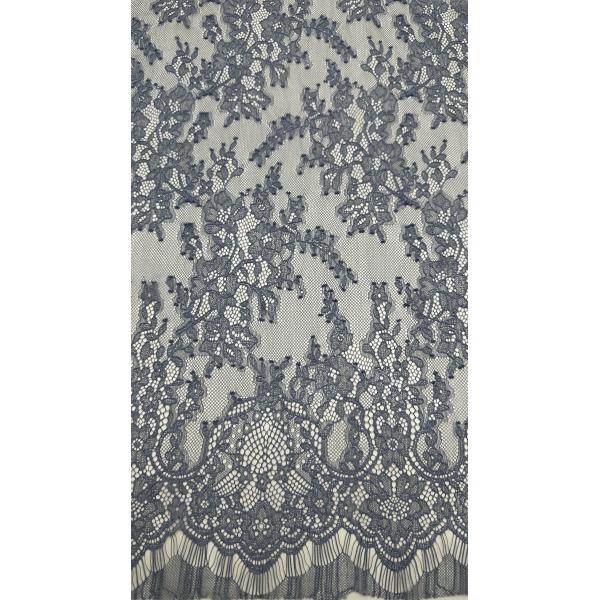 3D Embroidered Lace with Mesh Breathe High-End Couture Fabric for Formal and Gala Dresses