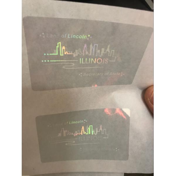 Quality New Illinois overlay New IL state overlay hologram wholesale