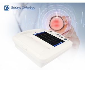 10.1 Inch Touch Screen Automatic ECG Machine digital 12 Channel Electrocardiogra