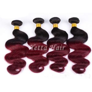 China No Lice Ombre Virgin Hair Extensions Long-Lasting And Lustrous on sale