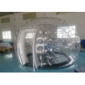 Airtight Igloo Transparent Inflatable Dome Tent With Led Light