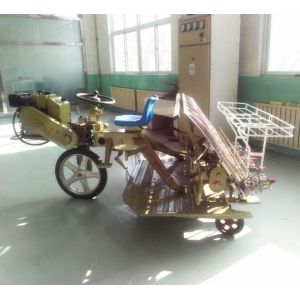 Single Arm 3.68kw 4mu/H Paddy Rice Transplanter Machine