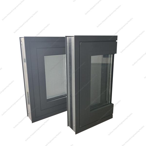 Thermal Insulation Broken Bridge Aluminum Sliding System Window Heat Resistance