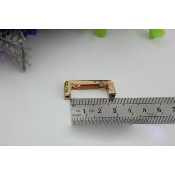Metal fitting bag hardware 25 mm inner size gunmetal color zinc alloy arch bridge for straps