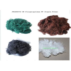 7D Polypropylene Staple Fiber For Geotextile Filling Material Spinning Non Woven