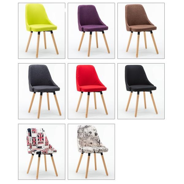 Solid No Folding Hotel Fabric Beetle Dining Chair