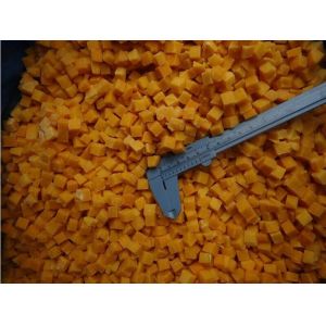 Nutritious IQF Pumpkin Dices IQF Frozen Vegetables For Catering