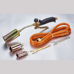 60cm Welding Soldering Torch Propane Weed Torch Burner with 3 Nozzles and Hose