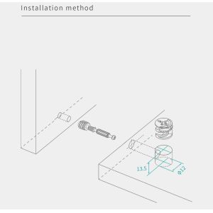 Eccentric Wheel 12mm Cam Connector Zinc Plated Cabinet Hardware For K/D