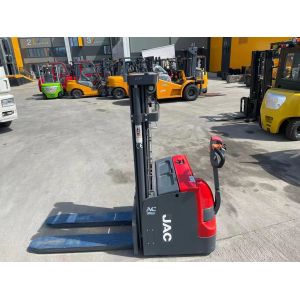 Heavy Duty Electric Pedestrian Stacker Double Pallet Rider 2 Ton