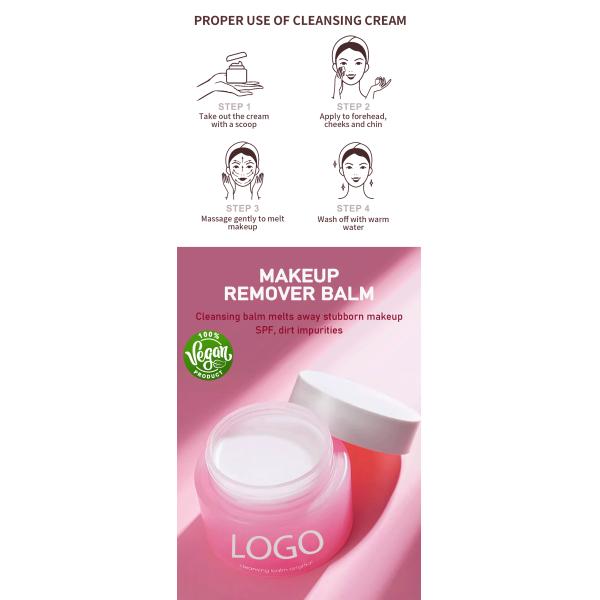 Private Label Makeup Cleansing Cream ODM Eye Makeup Remover Balm