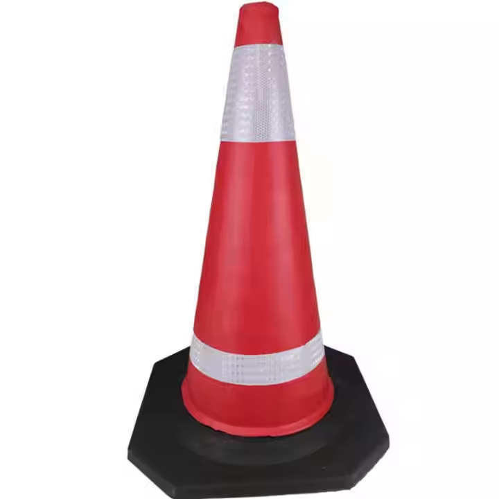 Cheap PVC Traffic Cone Weight UV Resistant / Waterproof For Traffic Control Multi Sizes for sale
