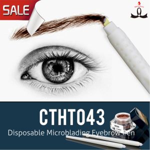 Luxury Disposable Microblading Pen With Cap / Micropigmentation Eyebrow Pen