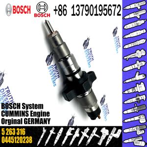 Common Rail Injector 0445 120 238 diesel engine Injector 0445120238 5263316 for