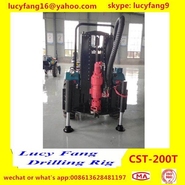 China Cheapest Good Quality Tractor Mounted Mobile Water Well Drilling Rig For 300m Depth