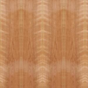 China Fancy American Cherry Plywood Crown Cut Wood Veneer Based Mdf Particle Board For Furniture And Cabinet on sale