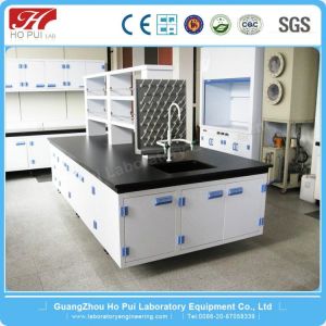 Durable Science Laboratory Workbench Flexible Steel And Wood Lab Furniture